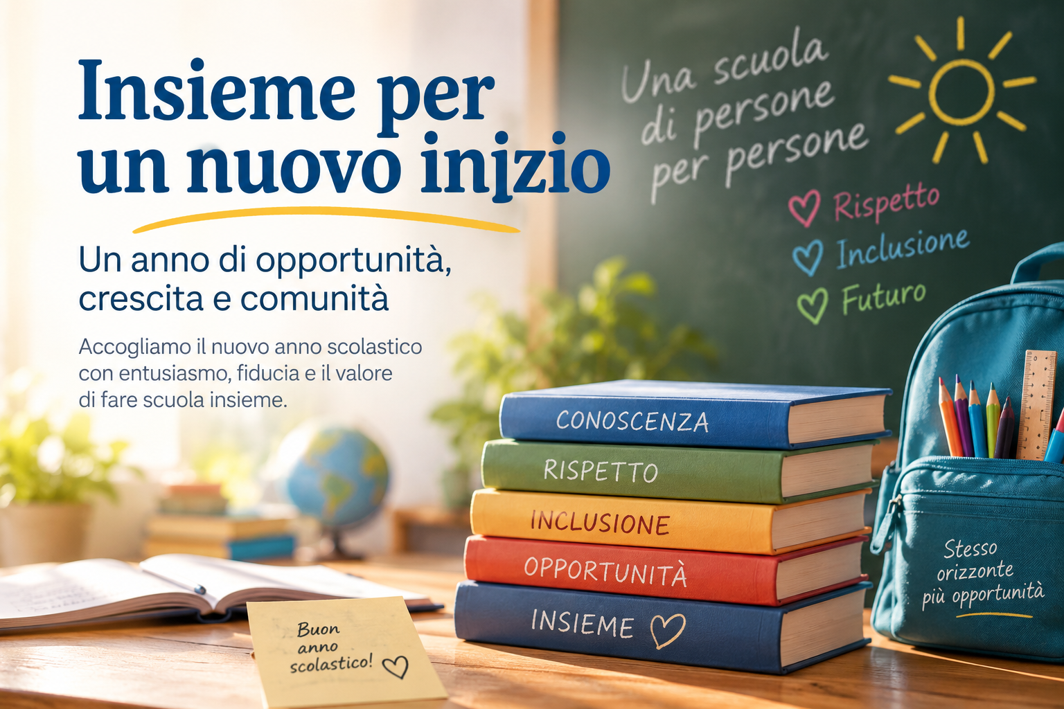 Insieme per un nuovo inizio!